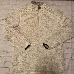 Properly Tied Mens Sherpa 1/4 Zip Pullover Large